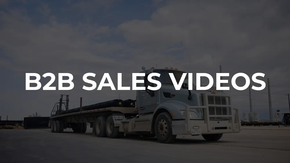B2B sales video production