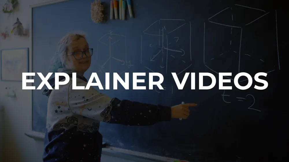 Explainer video production