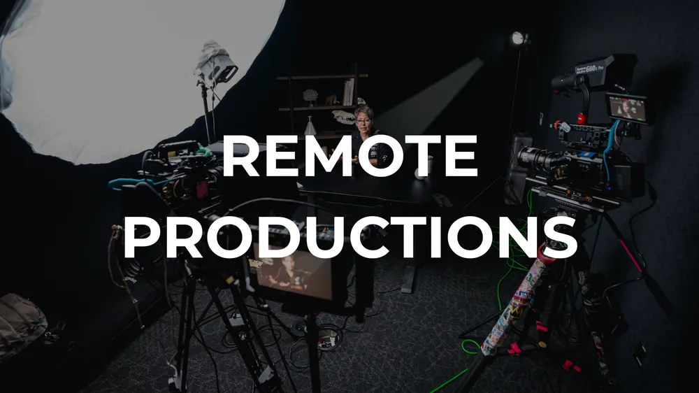 Remote video production crew