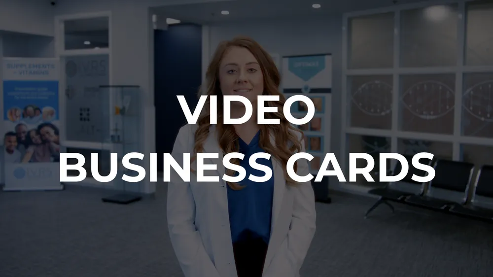 Video business card production